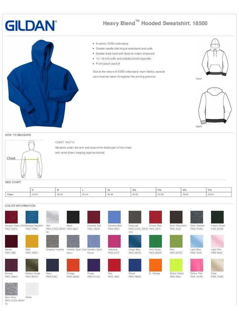 Gildan Heavy Blend Hoodie Sweatshirt