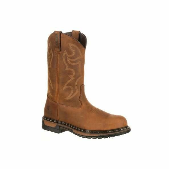 Rocky Original Ride Branson Steel Toe Waterproof Western Boots