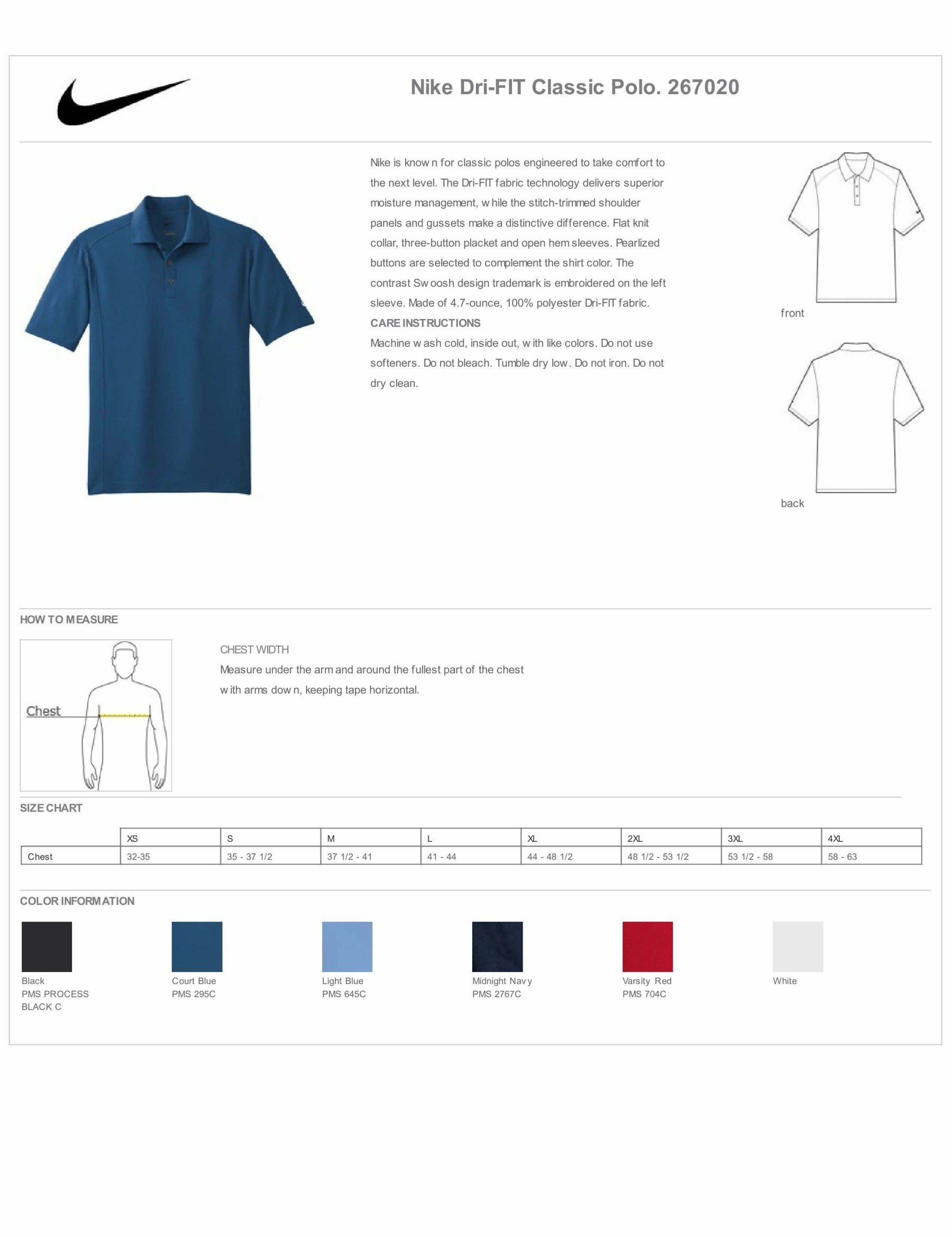 Nike Golf Dri FIT Classic Polo