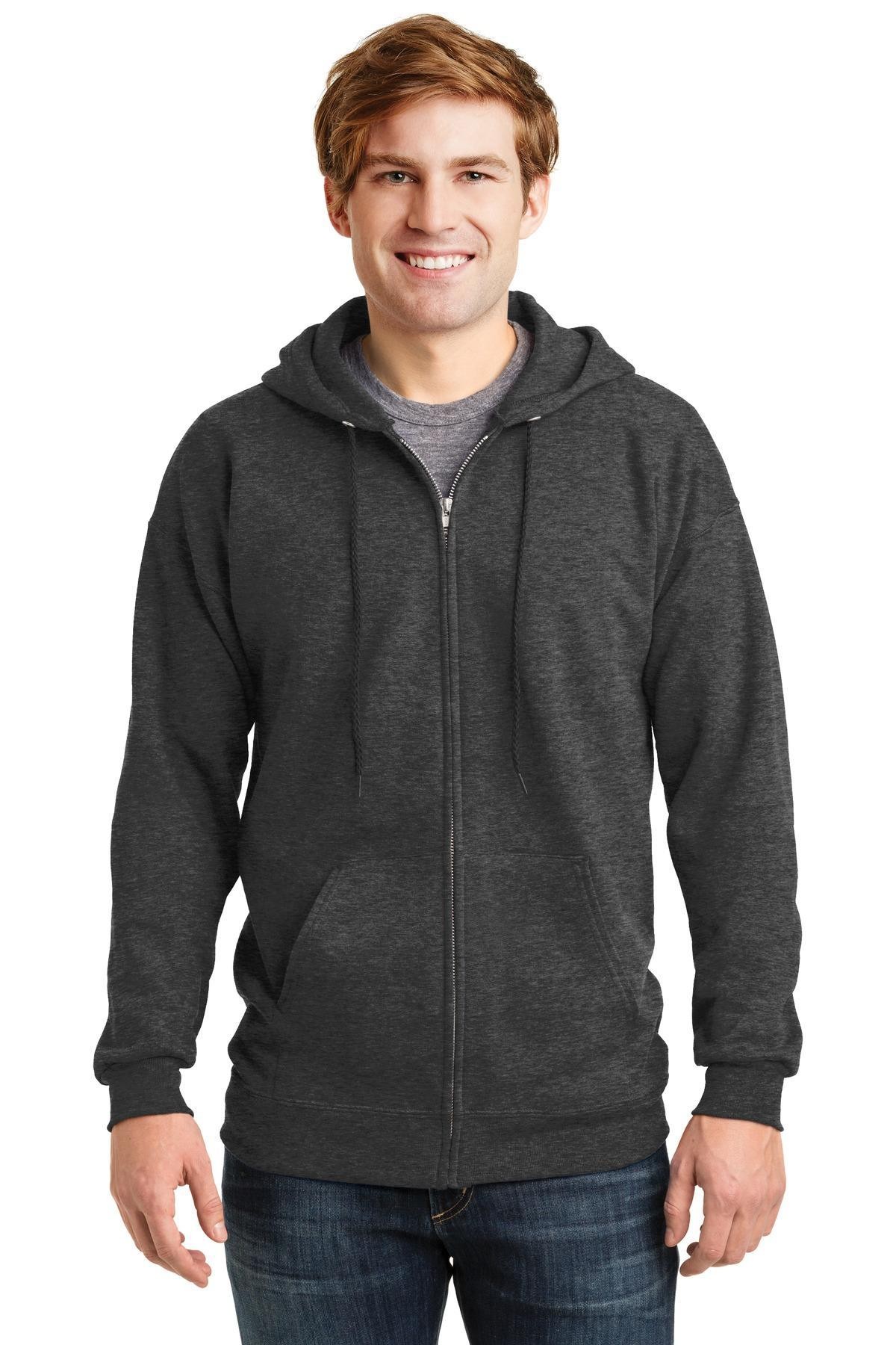 Hanes Ultimate Cotton Full Zip Hoodie Sweatshirt