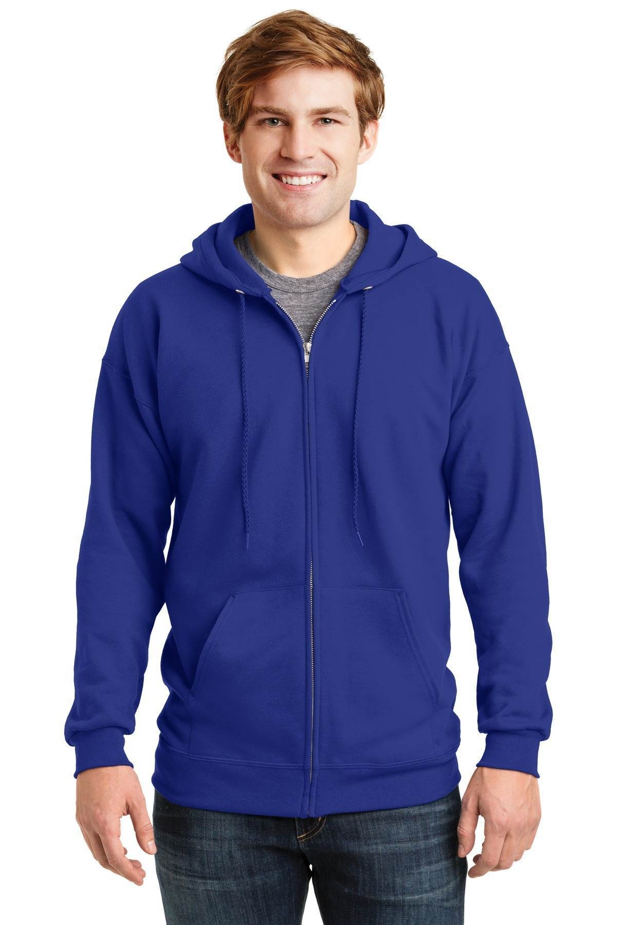 Hanes Ultimate Cotton Full Zip Hoodie Sweatshirt