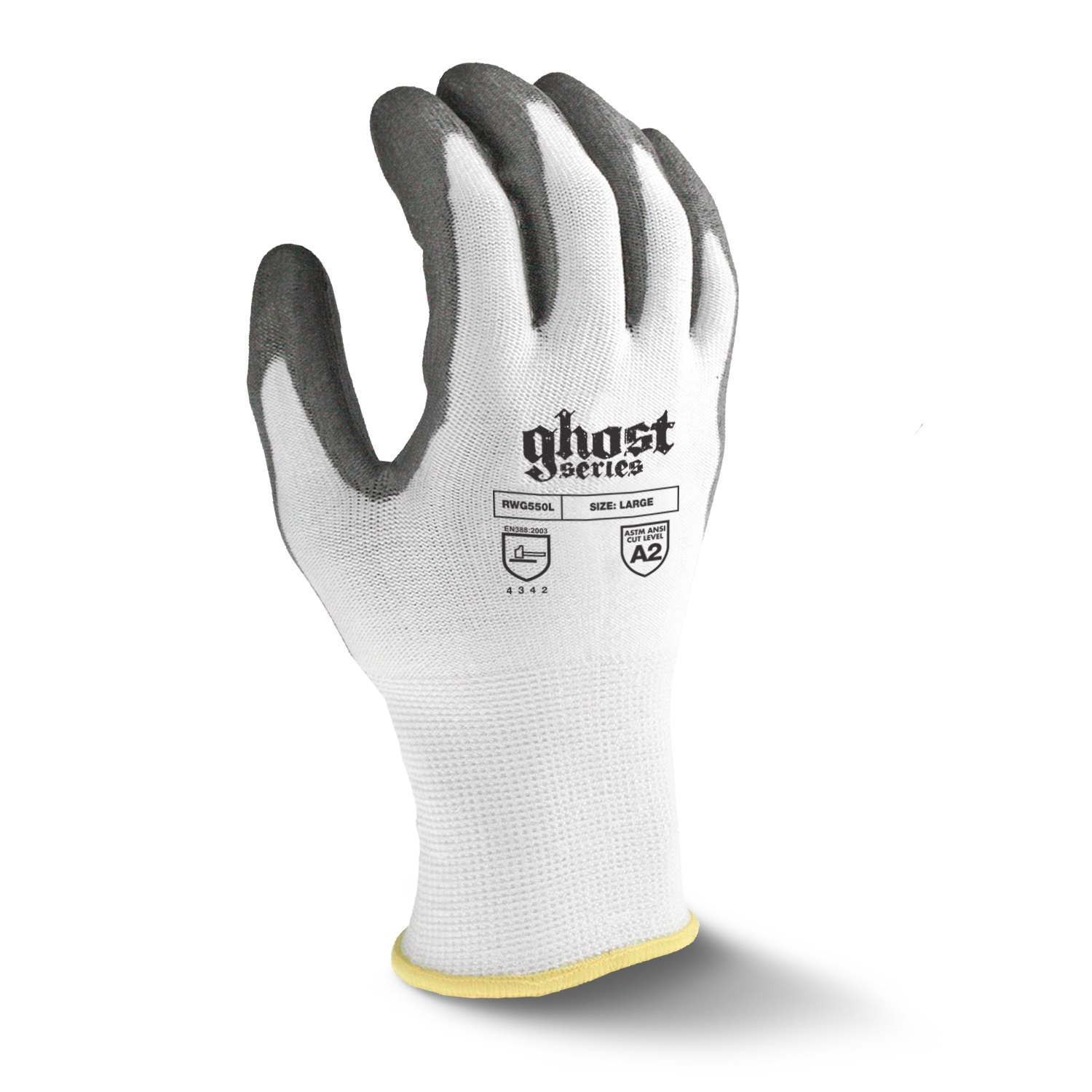 Radians RWG550 Ghost™ Series Cut Protection Level 3 Work Glove 