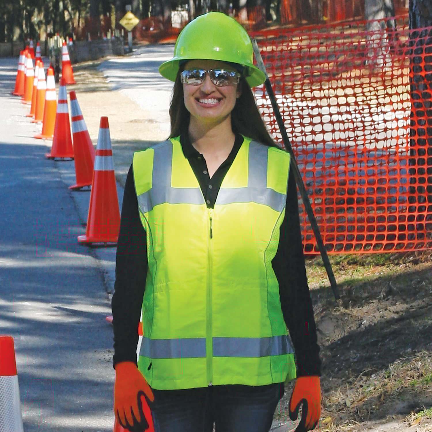 ML Kishigo Women s Deluxe Fitted ANSI 2 Safety Vest