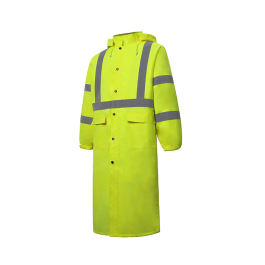 The Raincoats Odyshape ロンT VIVA 別注 L Hi-Vis Long Raincoat with Safety Hood