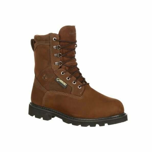 Rocky Ranger Steel Toe GORE TEX Waterproof 600g Insulated Work Boot Brown 9W