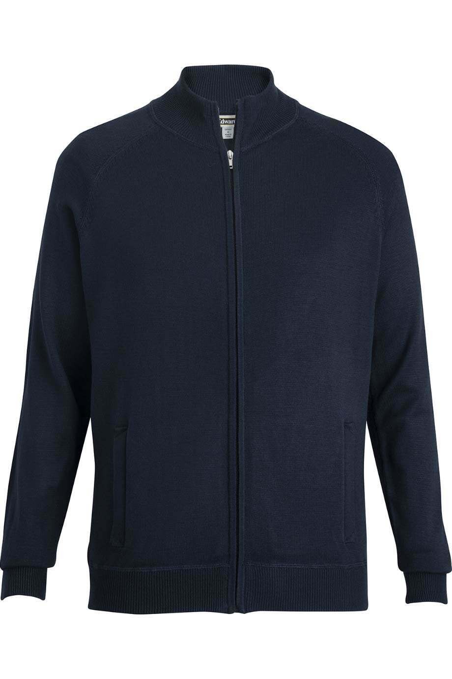 Edwards Full Zip Sweater Jacket with Pockets