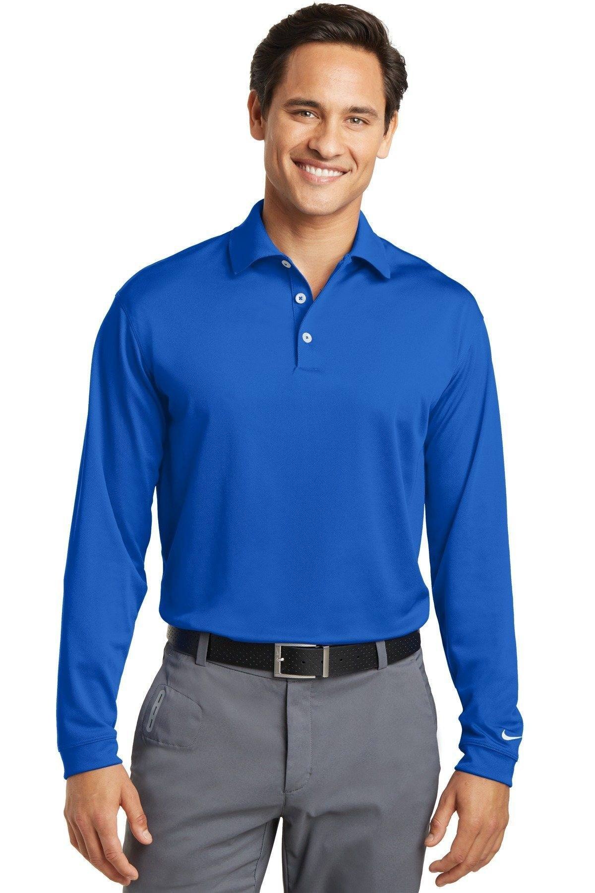 Nike Golf Long Sleeve Dri FIT Stretch Tech Polo