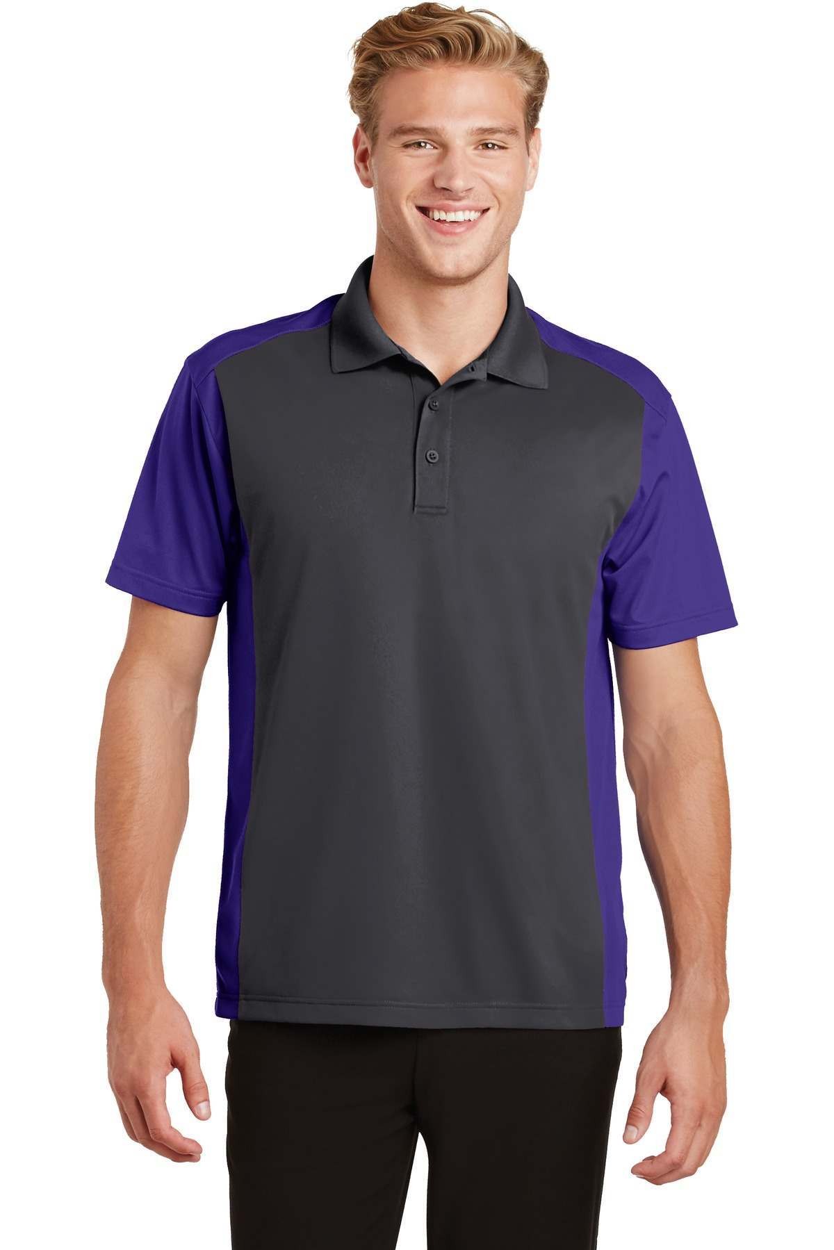 Sport-Tek® Colorblock Micropique Sport-Wick® Polo