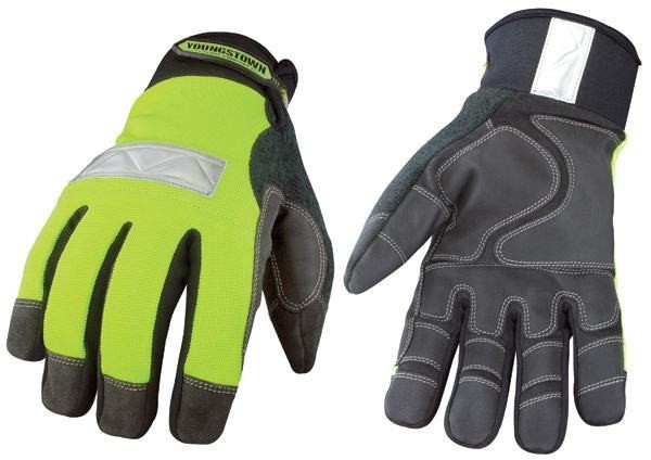 Hexarmor Hi-Vis Chrome Series Cut 5 Impact Glove-Pair