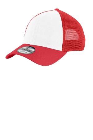 White / Scarlet Red