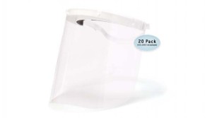 Polycarbonate Medical Replacement Shield-20 PK.