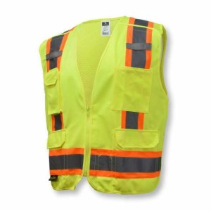 Class 2 Surveyor Breakaway Safety Vest 