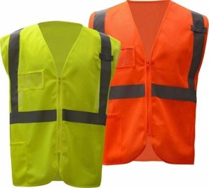 Standard Class 2 Mesh Zipper Safety Vest