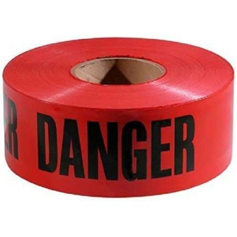 3 MIL BARRICADE TAPE: DANGER