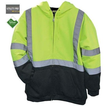 High Visibility Hooded Soft Shell Class 3