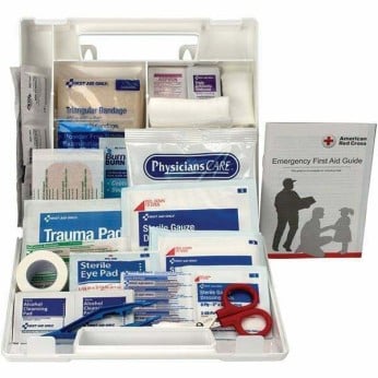 10 Person Bulk First Aid Kit with Dividers
