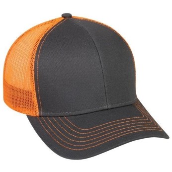 Charcoal / Neon Orange