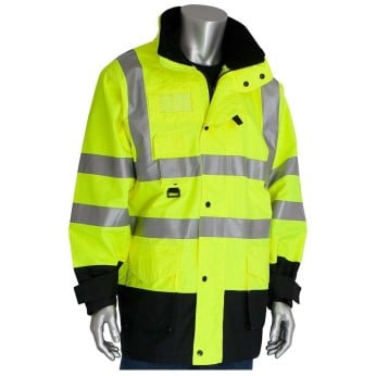 ANSI Type R Class 3 7-in-1 All Conditions Coat with Inner Jacket and Vest Combination