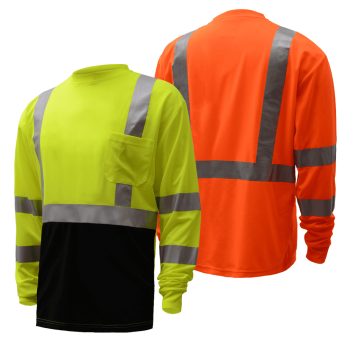 ANSI 3 Two-Tone Long Sleeve T-Shirt