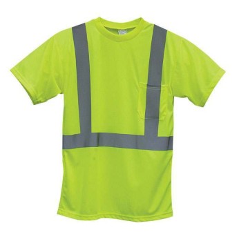 ANSI 2 CLASSIC WICKING BIRDSEYE POCKET T-SHIRT