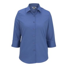 EDWARDS LADIES' EASY CARE POPLIN BLOUSE - 3/4 SLEEVE