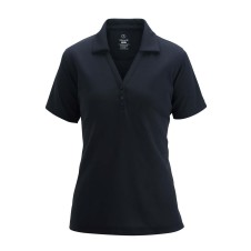 EDWARDS LADIES' HI-PERFORMANCE MESH POLO WITH JOHNNY COLLAR