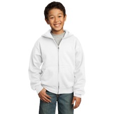 Port & Company® Youth Core Fleece Full-Zip Hoodie Sweatshirt