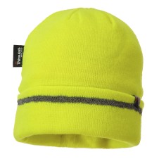 Insulatex Lined Knit Cap with Reflective Trim