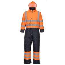 Hi-Vis Contrast Quilt-Lined Waterproof Coverall